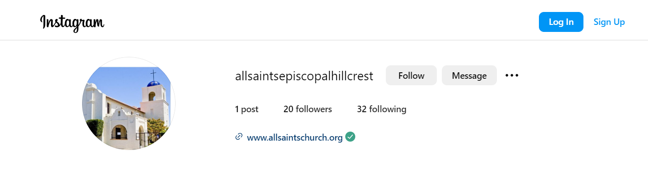 All Saints' Episcopal Church on Instagram