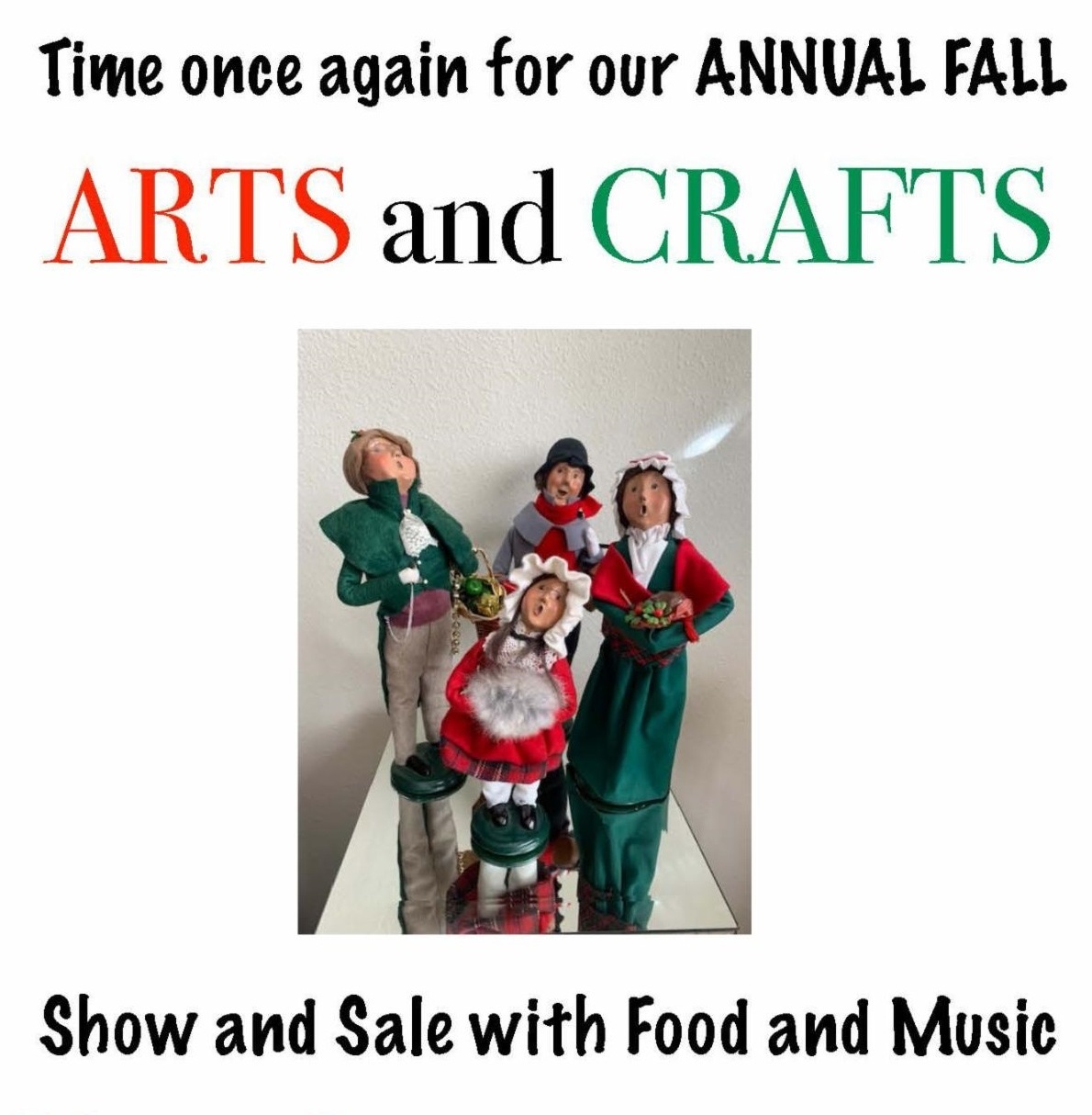 All Saints' Arts and Crafts Show flyer